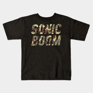 Sonic Boom Camo Kids T-Shirt